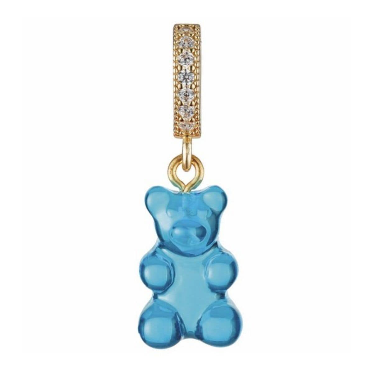 blue gummy bear pendant charm - Gummy Bear Bling