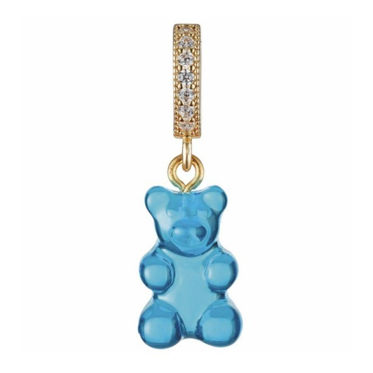 blue gummy bear pendant charm - Gummy Bear Bling