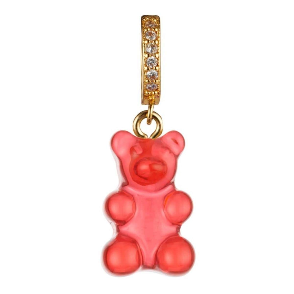 red gummy bear pendant charm - Gummy Bear Bling