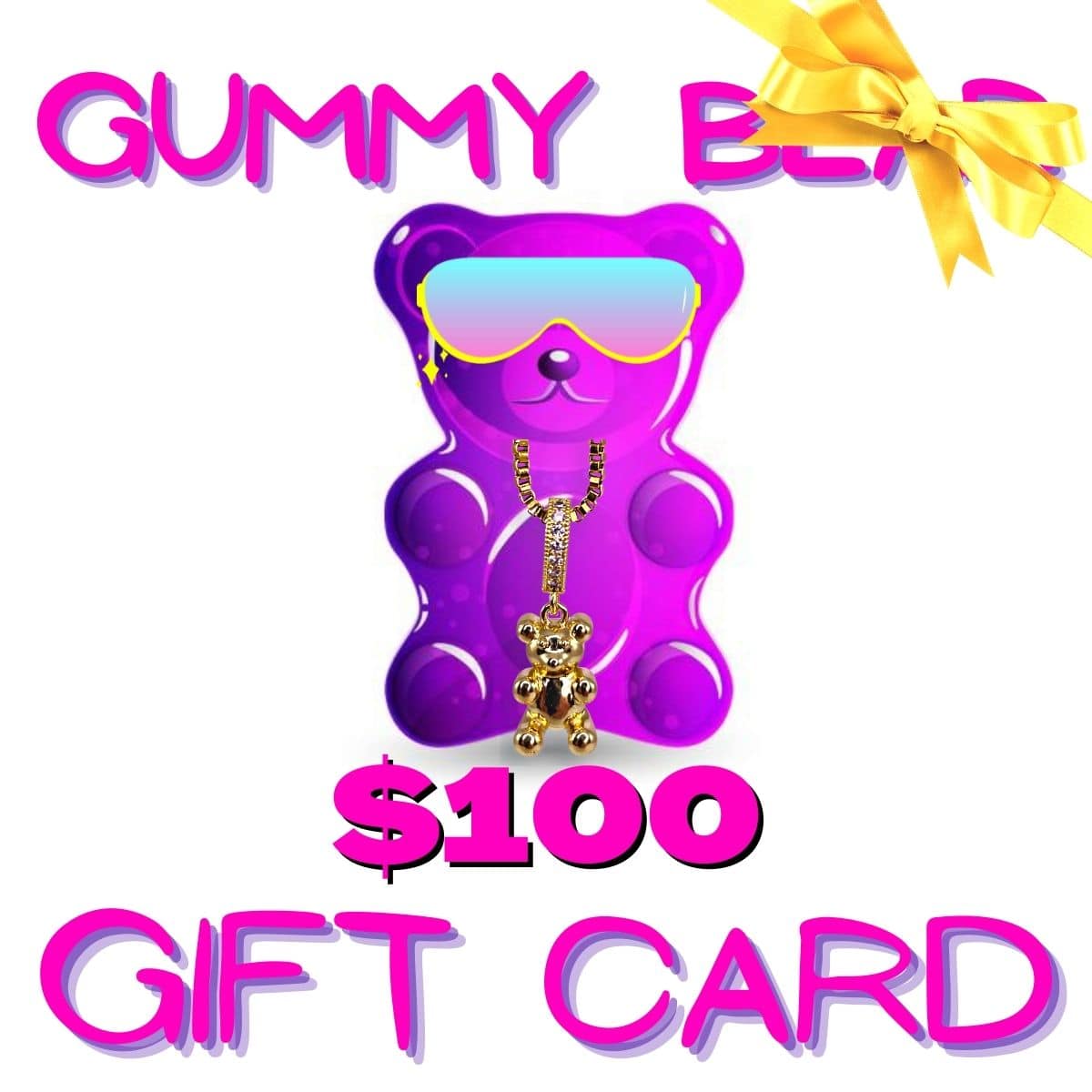 gummy bear bling $100 gift card - gummy bear bling