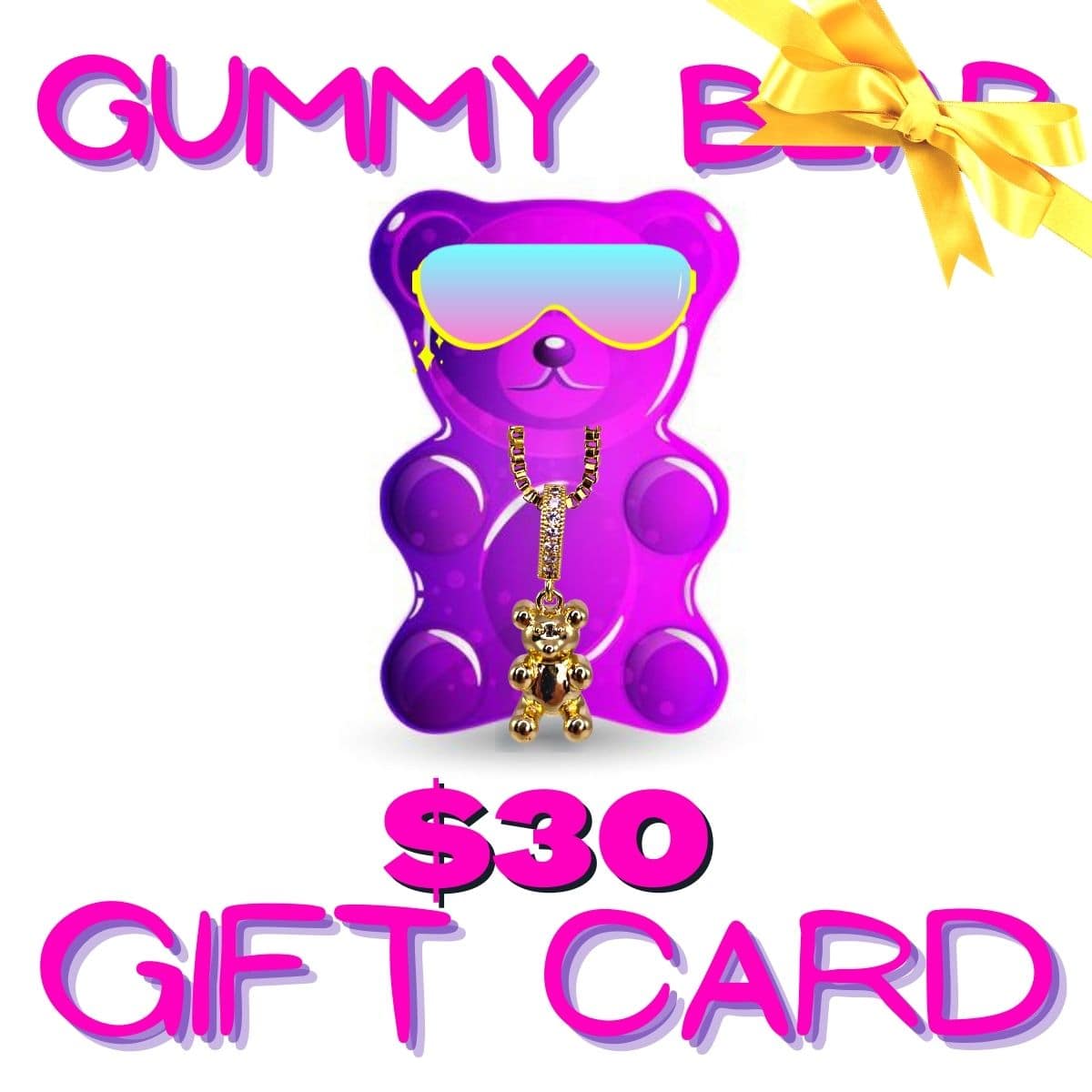 gummy bear bling $30 gift card - gummy bear bling