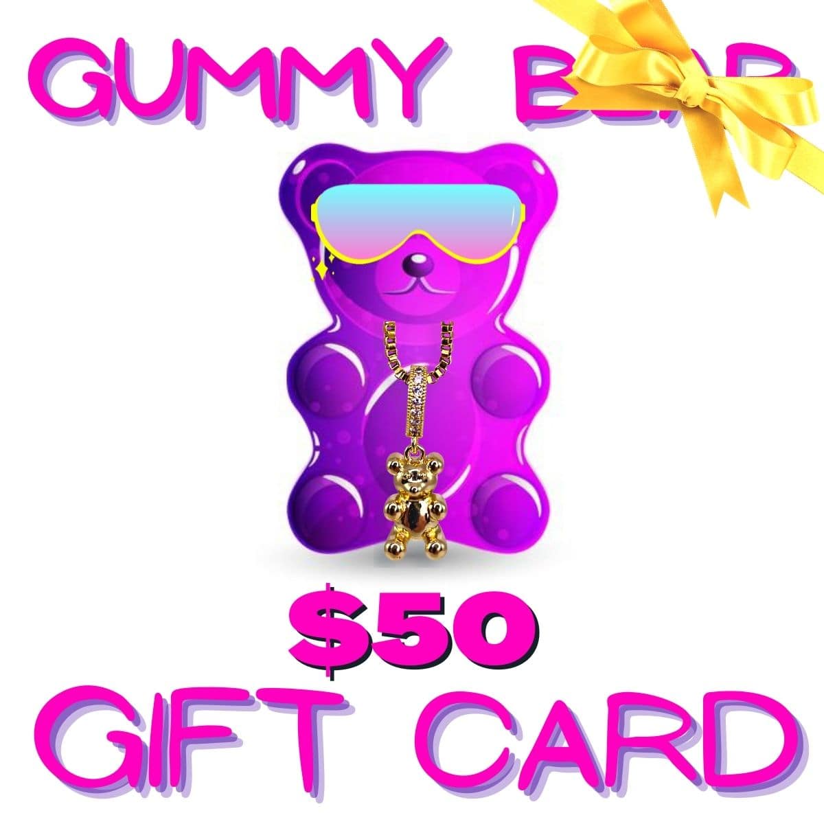 gummy bear bling $50 gift card - gummy bear bling